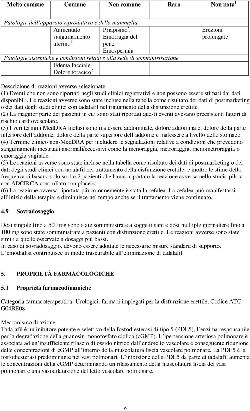 clinici registrativi e non possono essere stimati dai dati disponibili.