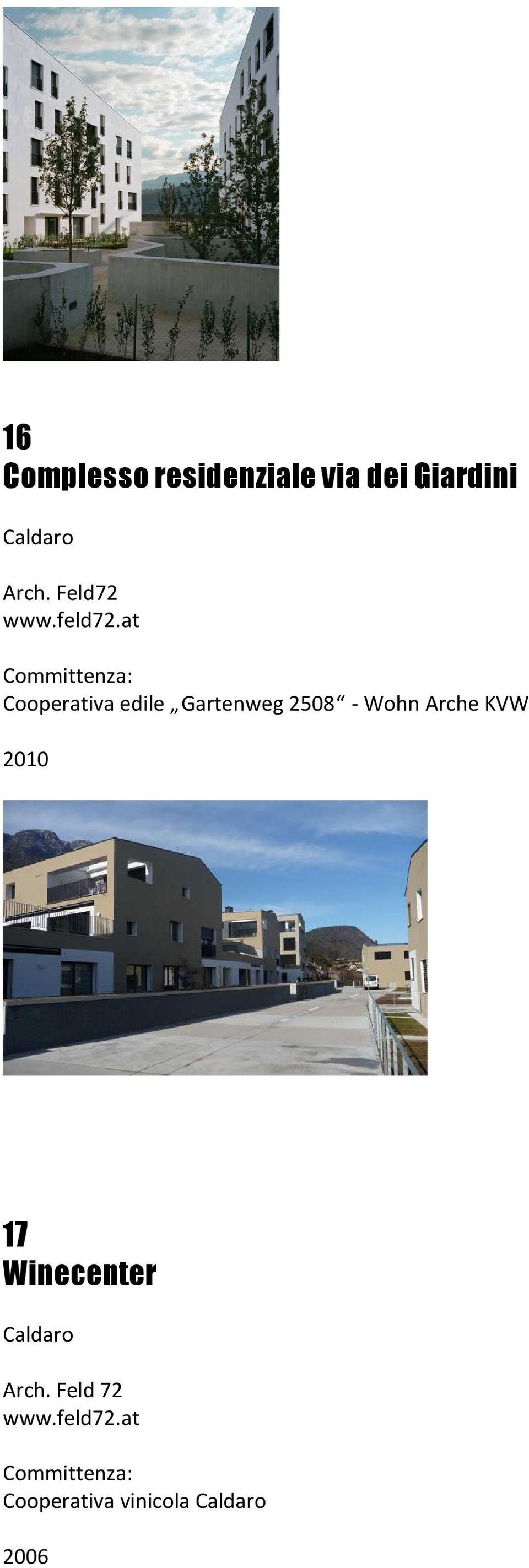 at Cooperativa edile Gartenweg 2508 - Wohn Arche KVW