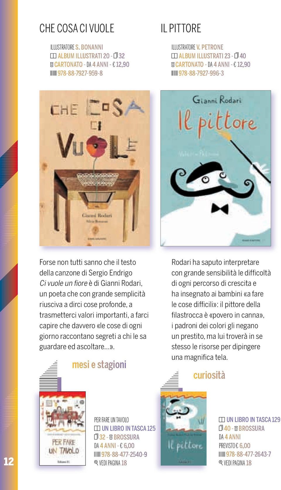 con grande semplicità riusciva a dirci cose profonde, a trasmetterci valori importanti, a farci capire che davvero «le cose di ogni giorno raccontano segreti a chi le sa guardare ed ascoltare».