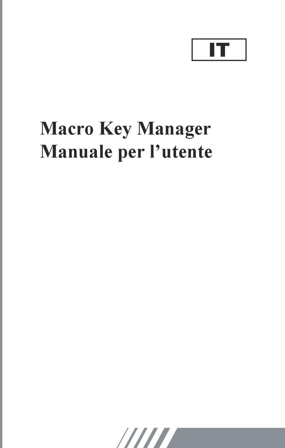 Manuale