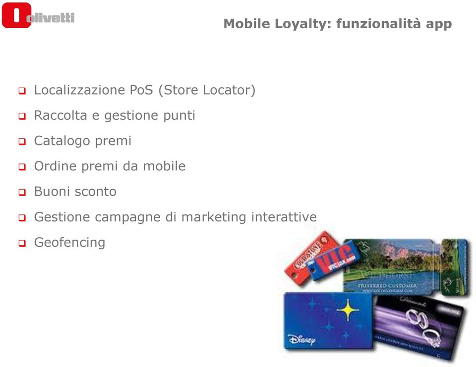 Catalogo premi Ordine premi da mobile Buoni