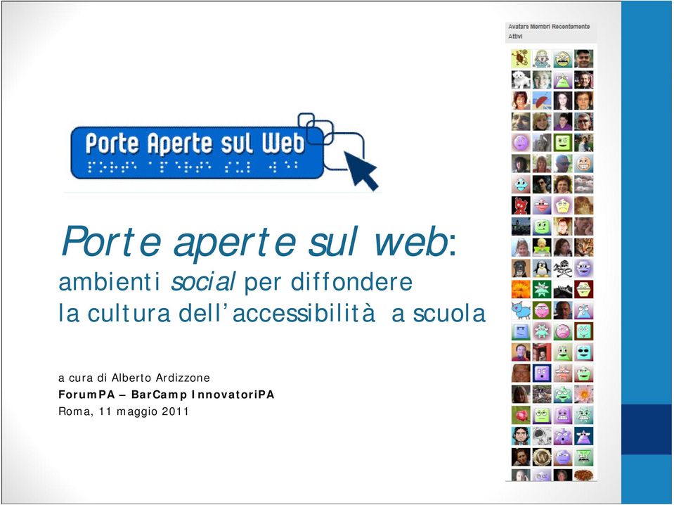 dell accessibilità a scuola a cura