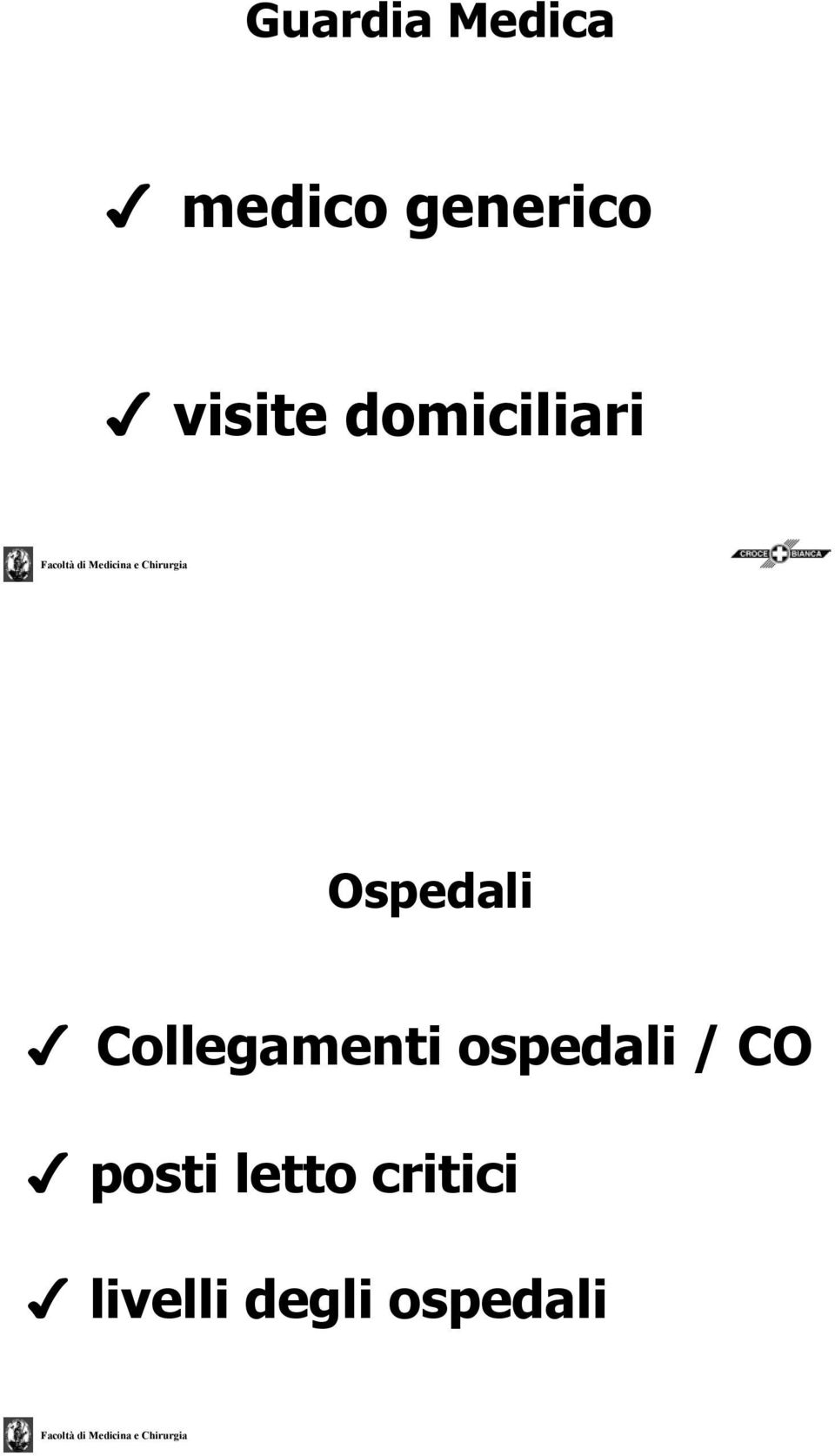 Collegamenti ospedali / CO