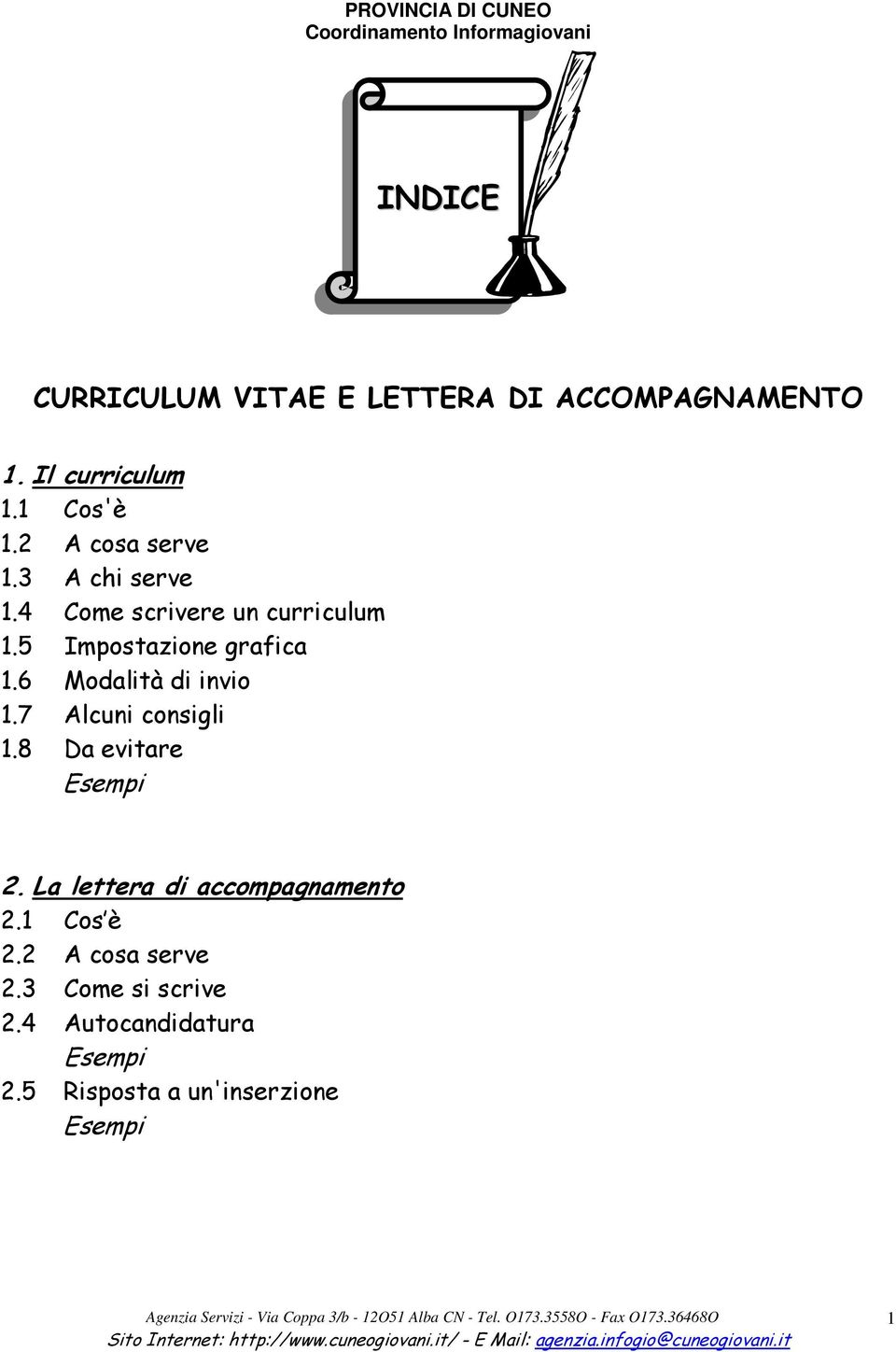 Curriculum Vitae E Lettera Di Accompagnamento Pdf Download