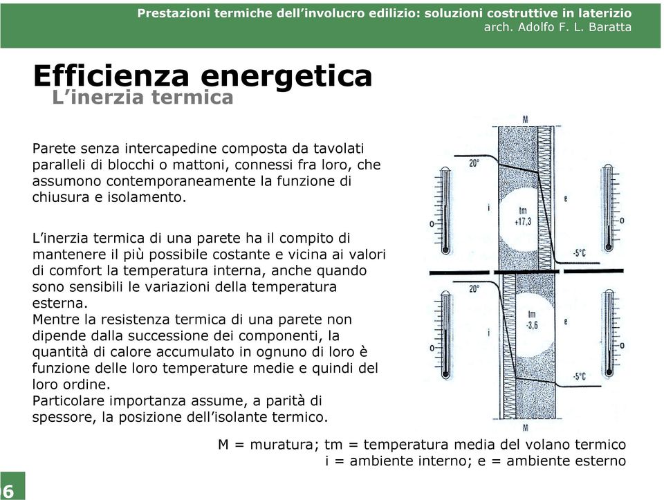 temperatura esterna.