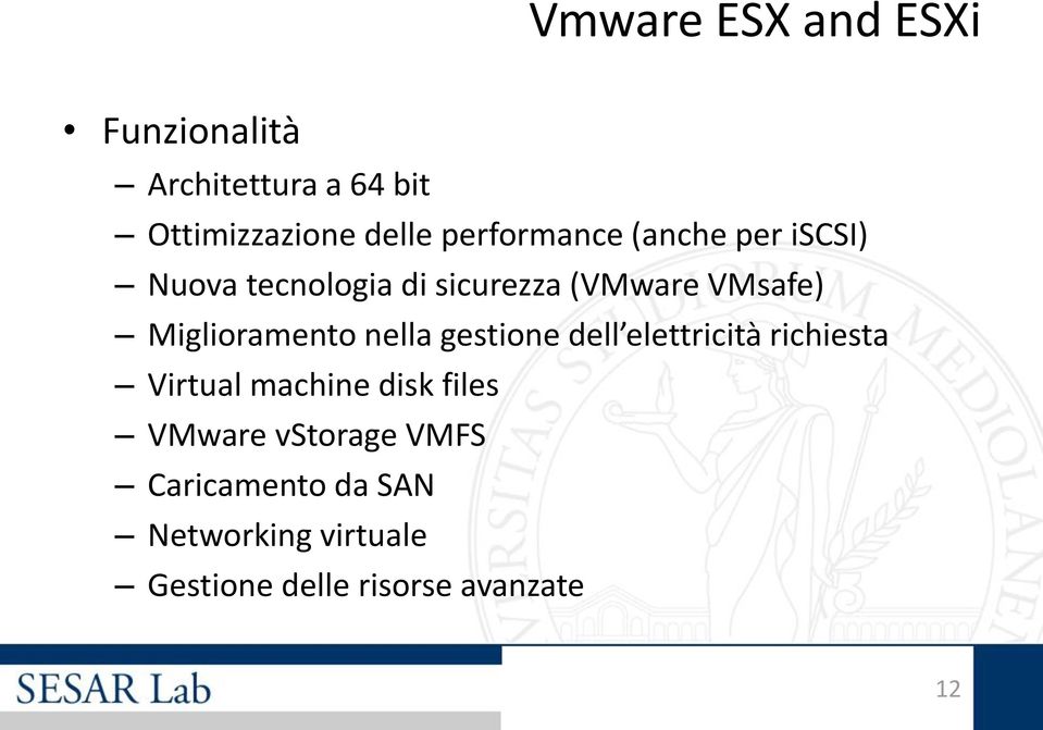 Miglioramento nella gestione dell elettricità richiesta Virtual machine disk files