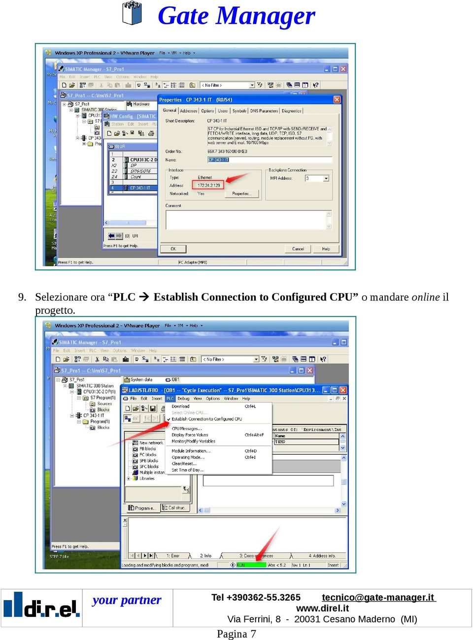 Configured CPU o mandare