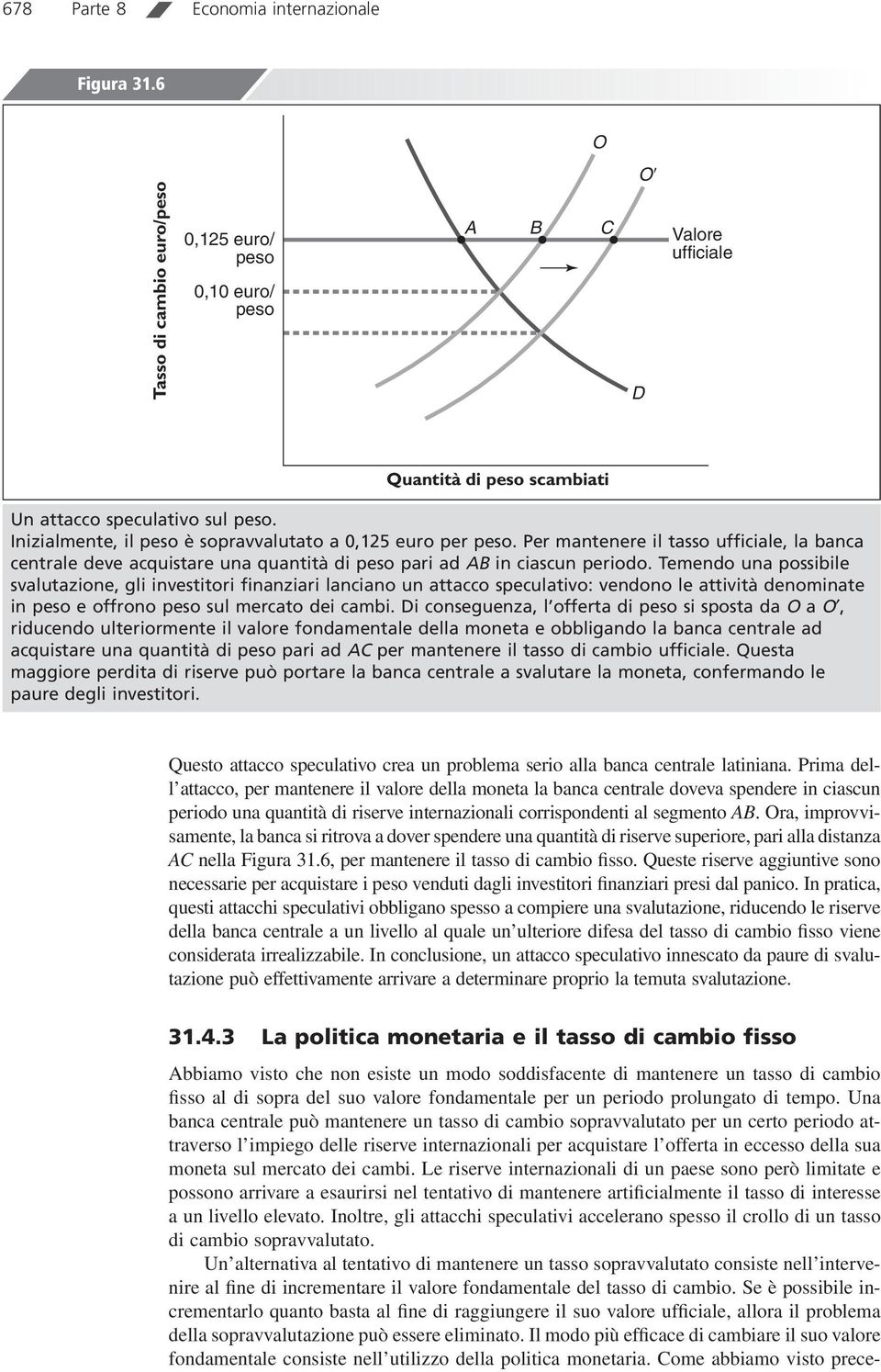 Temendo una possibile svalutazione, gli investitori finanziari lanciano un attacco speculativo: vendono le attività denominate in peso e offrono peso sul mercato dei cambi.