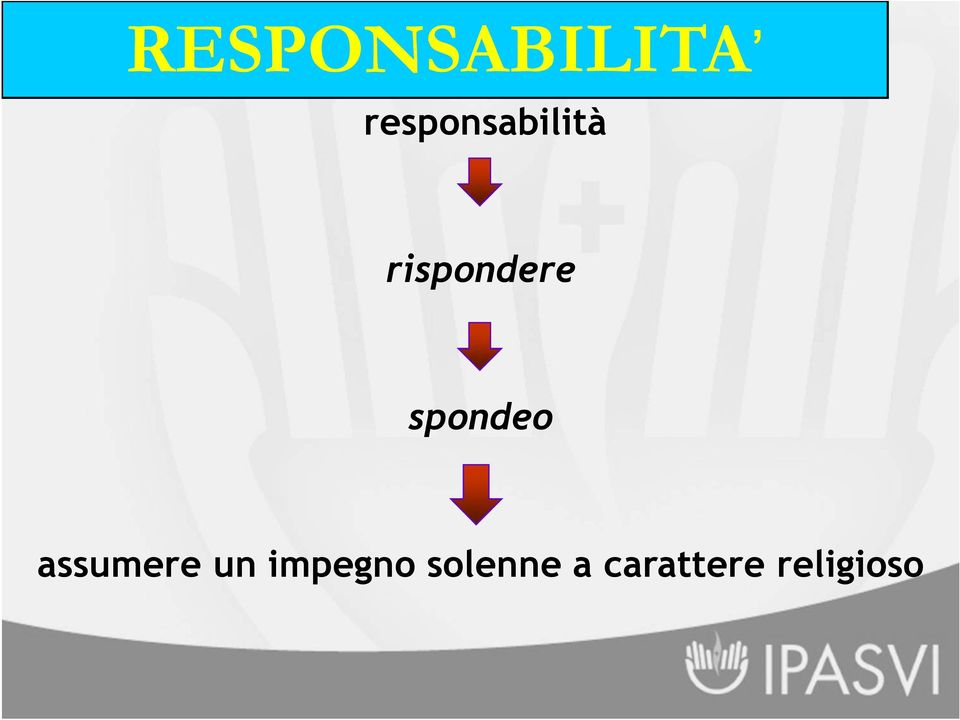 rispondere spondeo