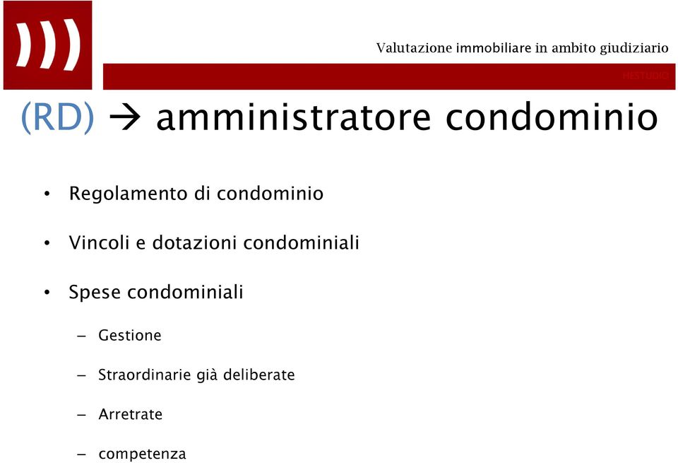 dotazioni condominiali Spese condominiali