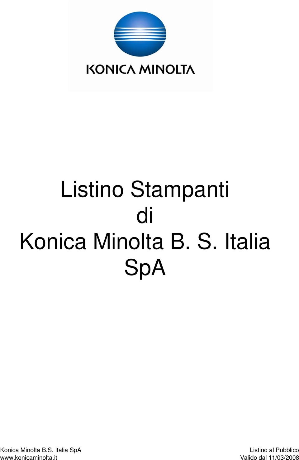 B. S. Italia SpA