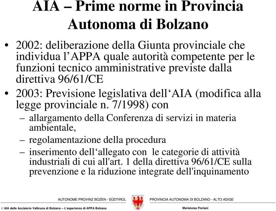 provinciale n.