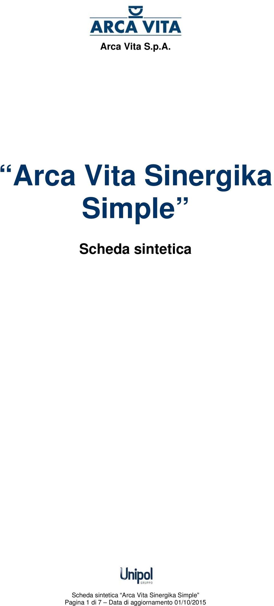 sintetica Arca Vita Sinergika Simple