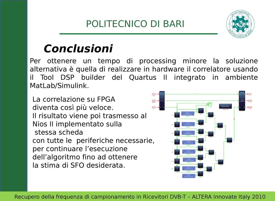 La correlazione su FPGA diventa così più veloce.