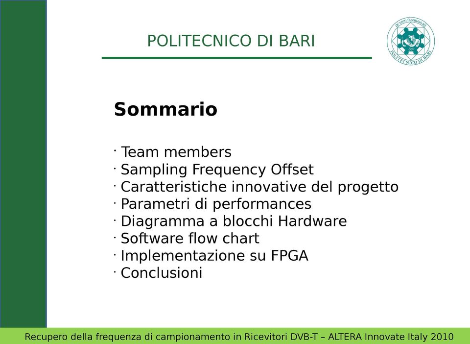 di performances Diagramma a blocchi Hardware