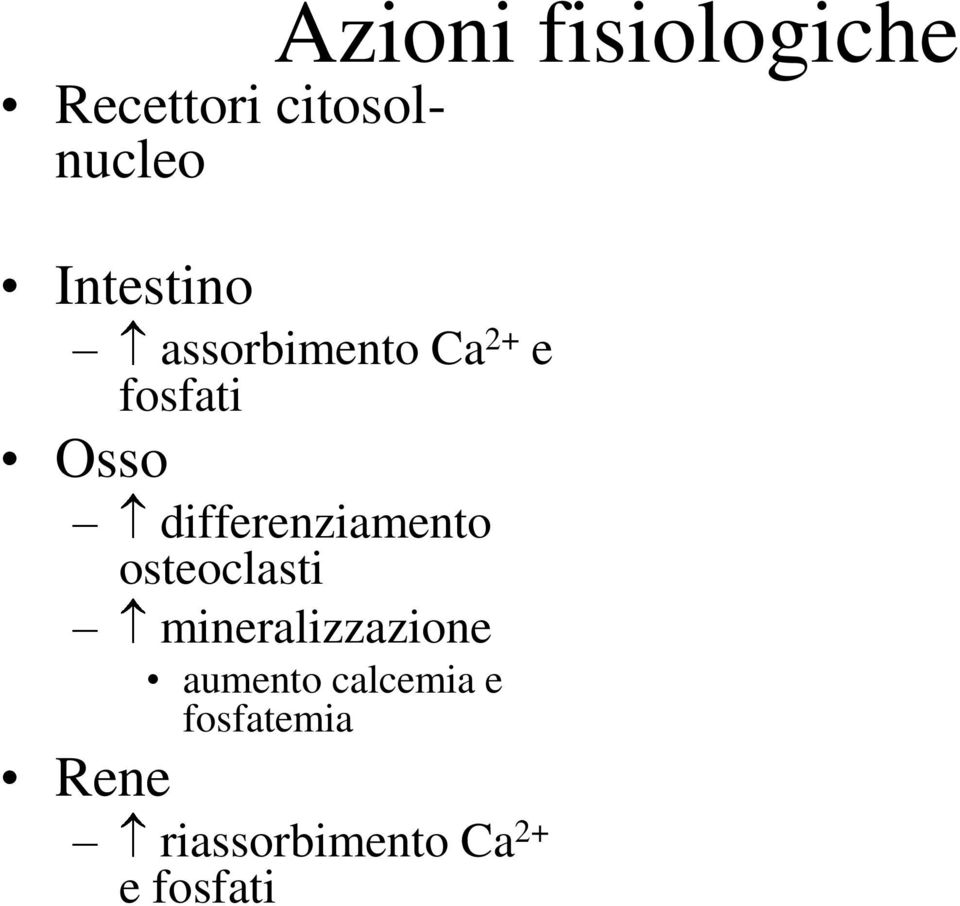 differenziamento osteoclasti mineralizzazione