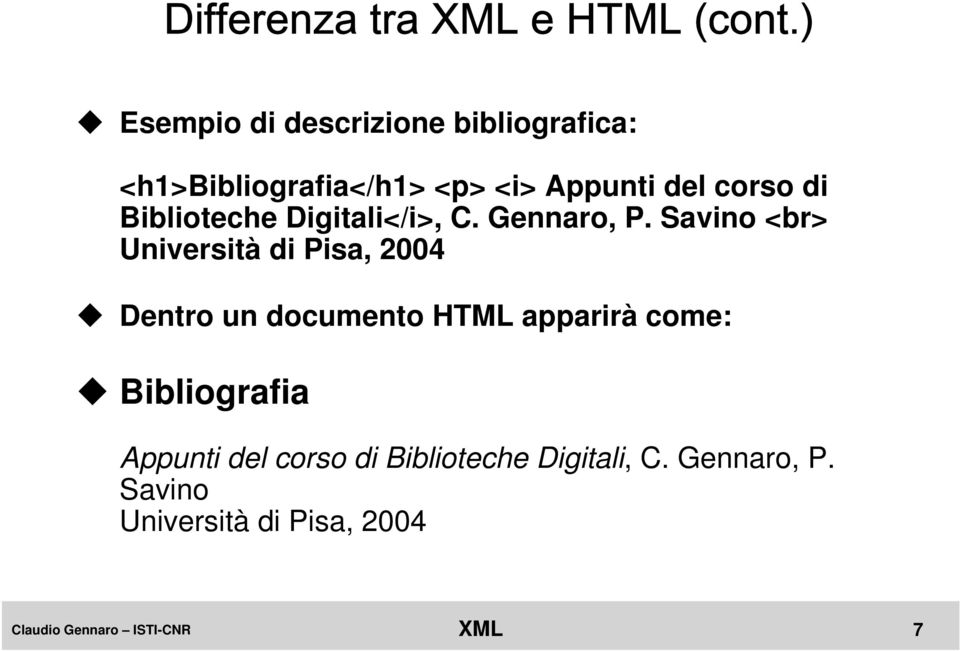 di Biblioteche Digitali</i>, C. Gennaro, P.