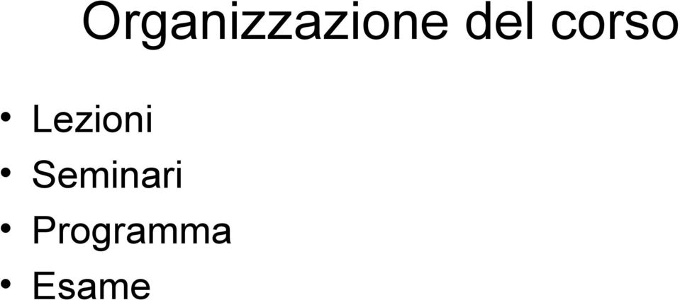 Lezioni