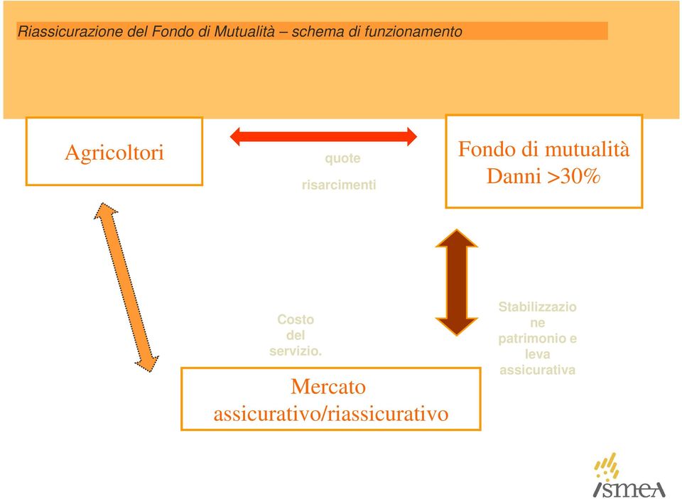 mutualità Danni >30% Costo del servizio.