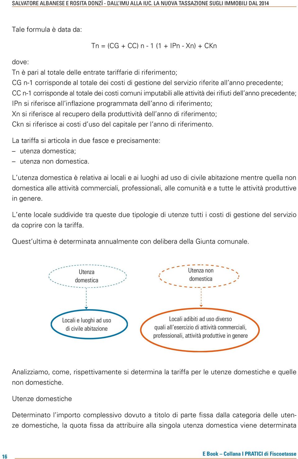 riferimento; Xn si riferisce al recupero della produttività dell anno di riferimento; Ckn si riferisce ai costi d uso del capitale per l anno di riferimento.