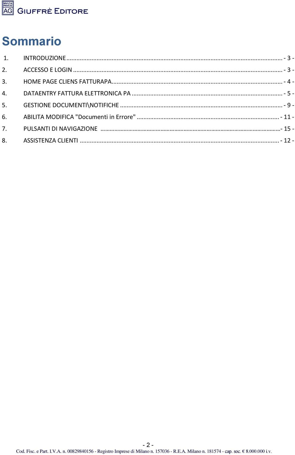 .. - 5-5. GESTIONE DOCUMENTI\NOTIFICHE... - 9-6.