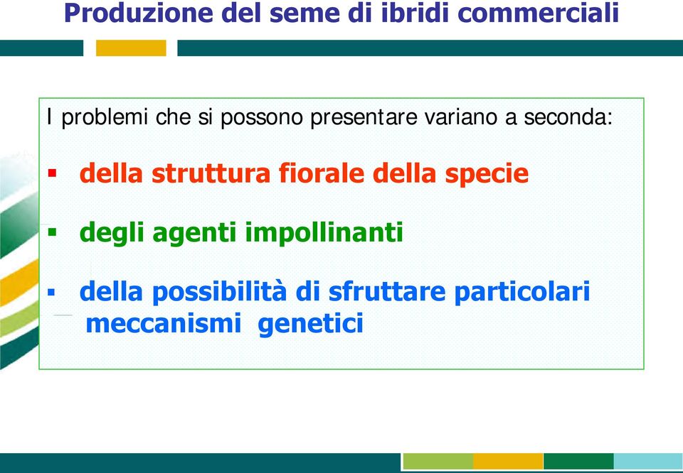 struttura fiorale della specie degli agenti