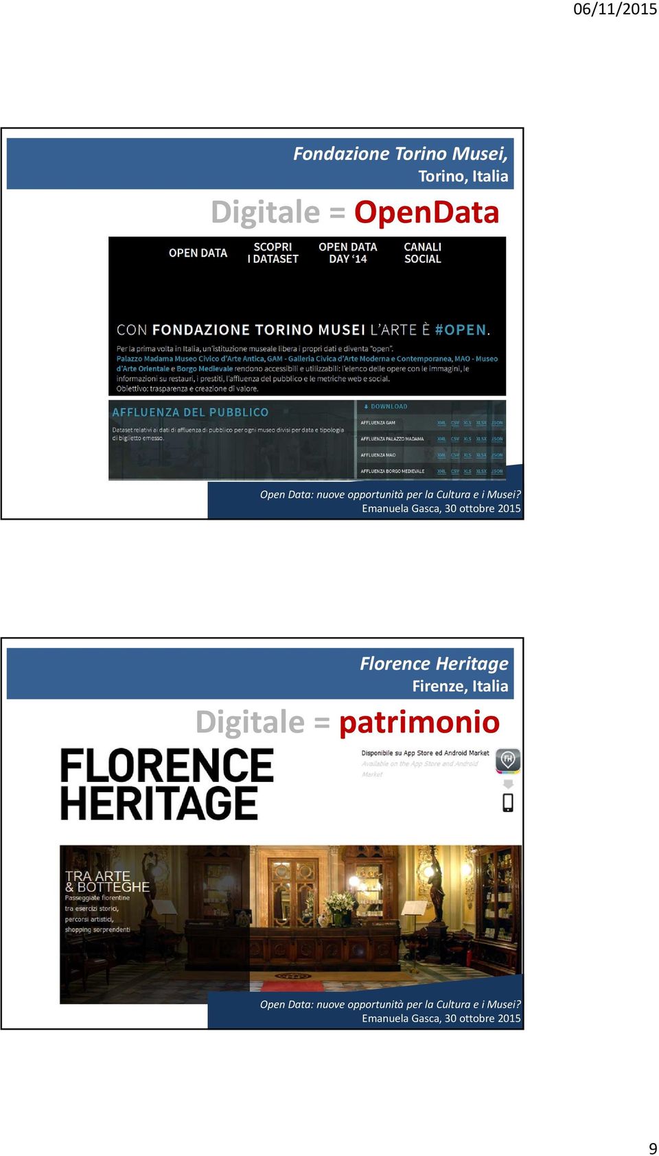 OpenData Florence Heritage