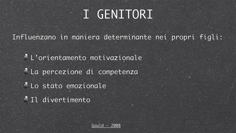 orientamento motivazionale La percezione