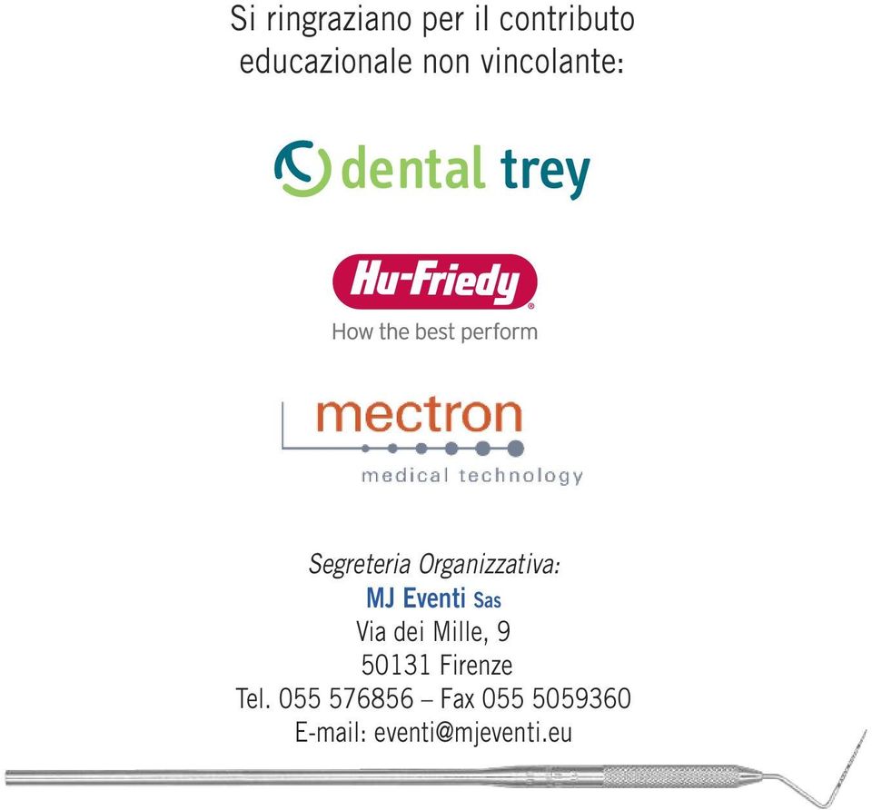 Eventi Sas Via dei Mille, 9 50131 Firenze Tel.