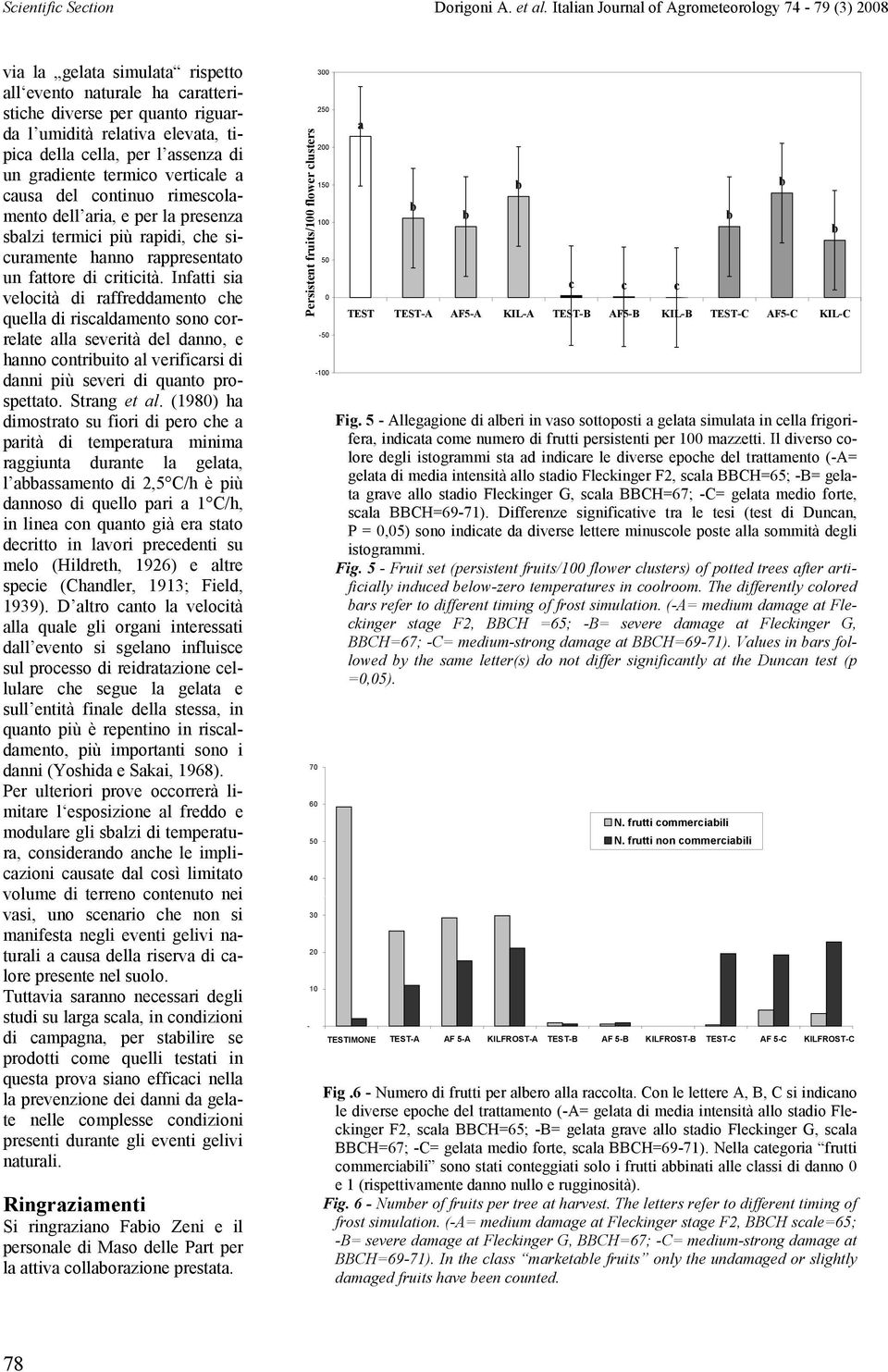 Infatti sia velocità di raffreddamento che quella di riscaldamento sono correlate alla severità del danno, e hanno contriuito al verificarsi di danni più severi di quanto prospettato. Strang et al.