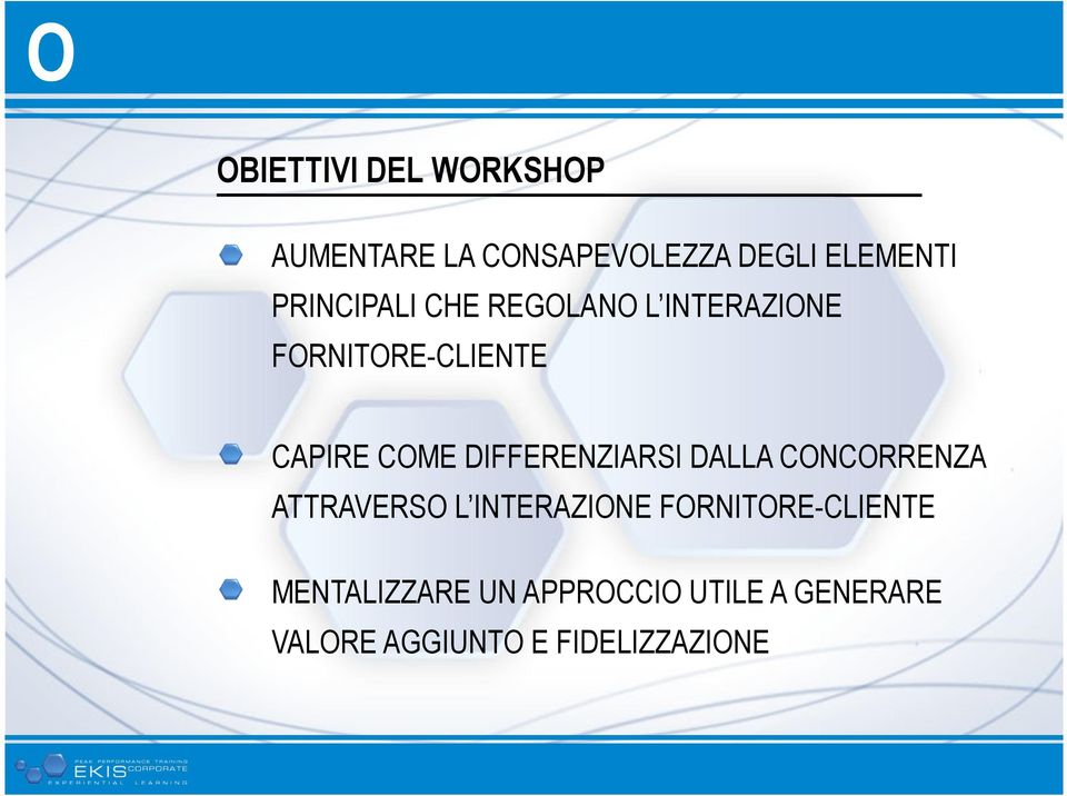 DIFFERENZIARSI DALLA CONCORRENZA ATTRAVERSO L INTERAZIONE