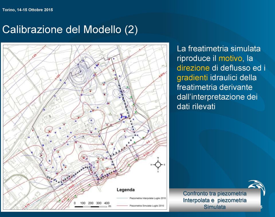 della freatimetria derivante dall interpretazione dei dati