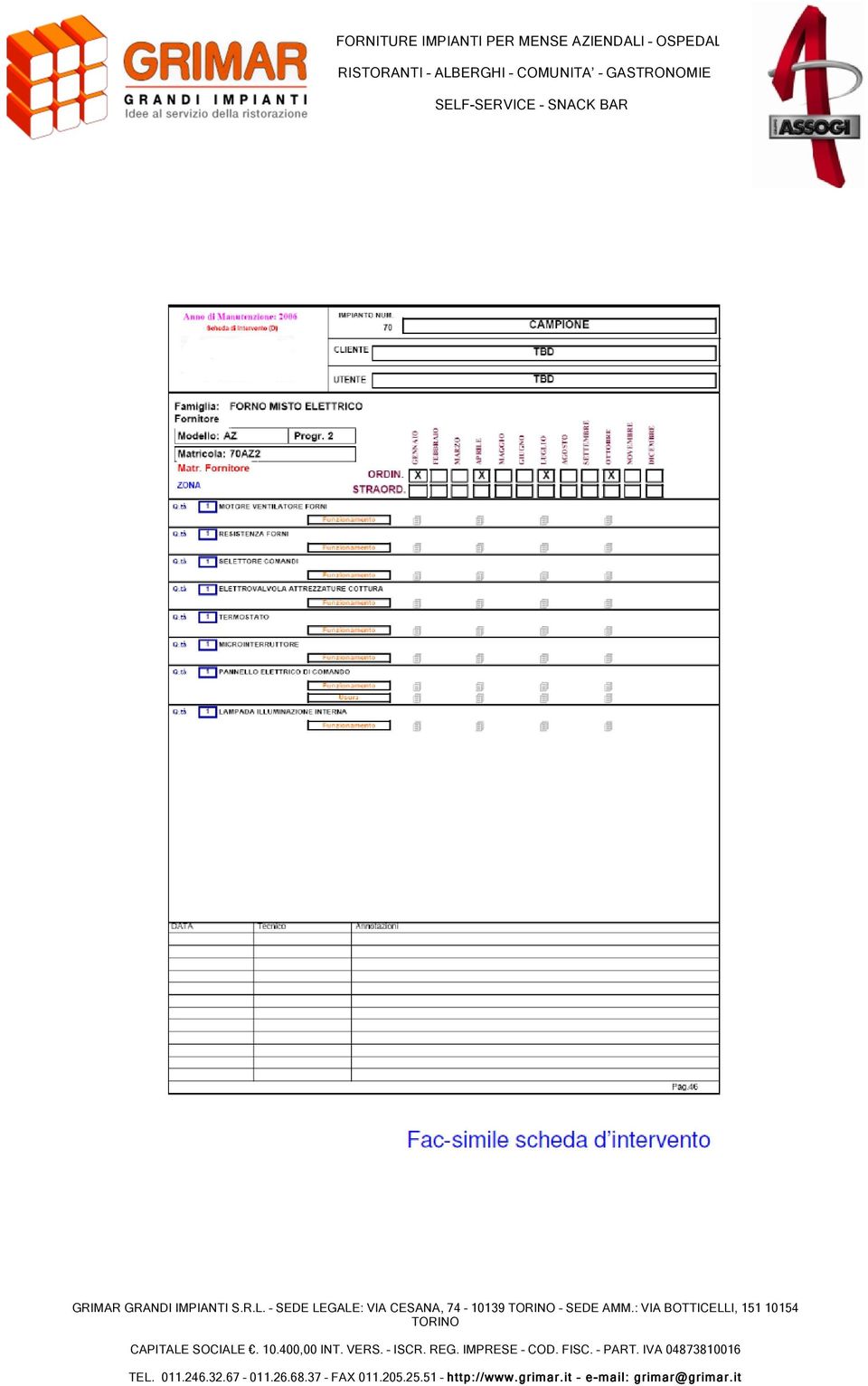 CESANA, 74 10139 SEDE