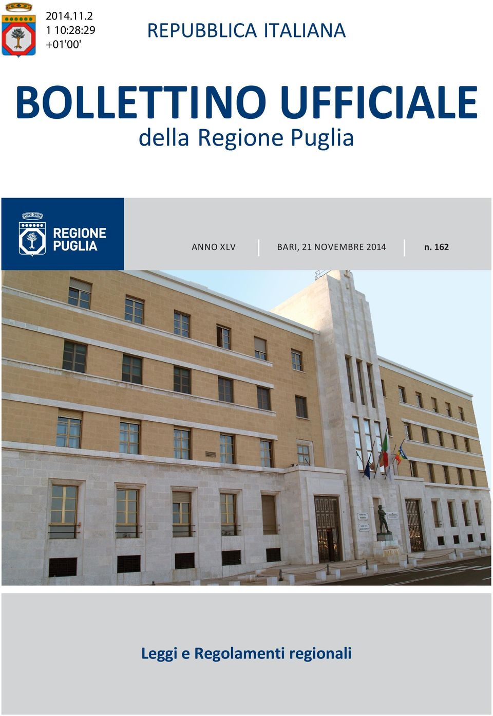 ITALIANA BOLLETTINO UFFICIALE della