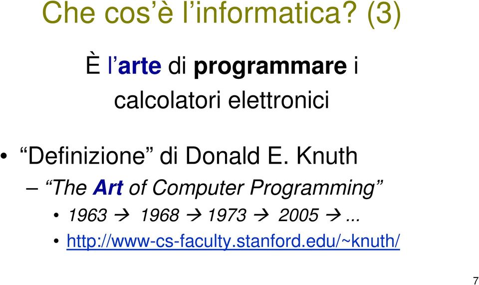 elettronici Definizione di Donald E.