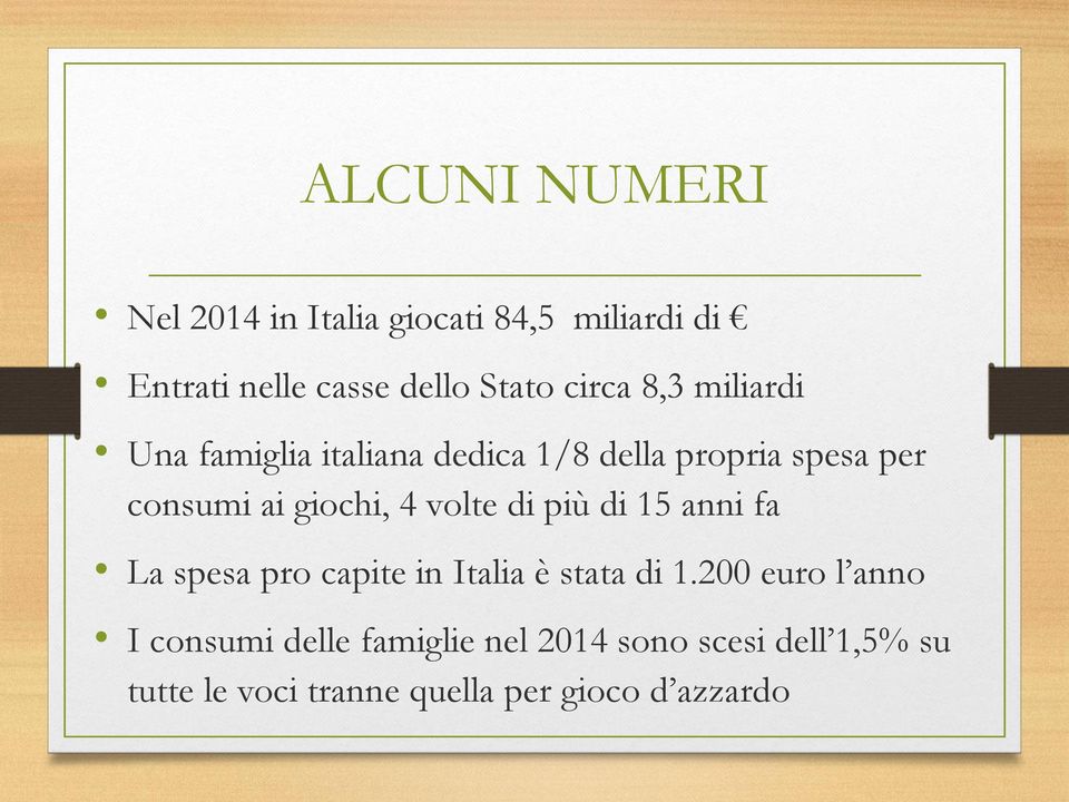 4 volte di più di 15 anni fa La spesa pro capite in Italia è stata di 1.