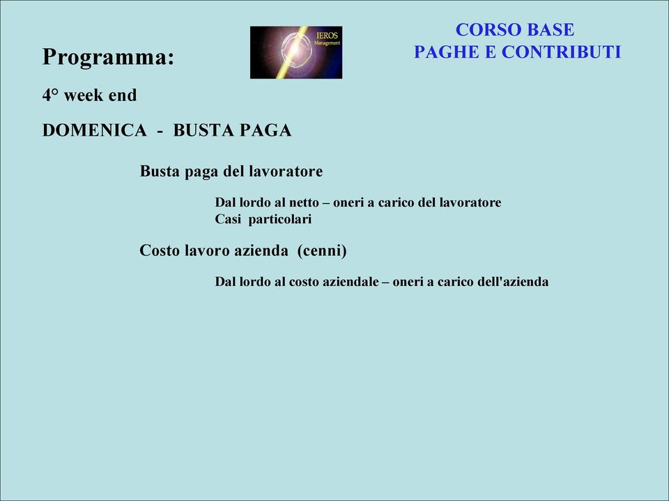 lavoratore Casi particolari Costo lavoro azienda