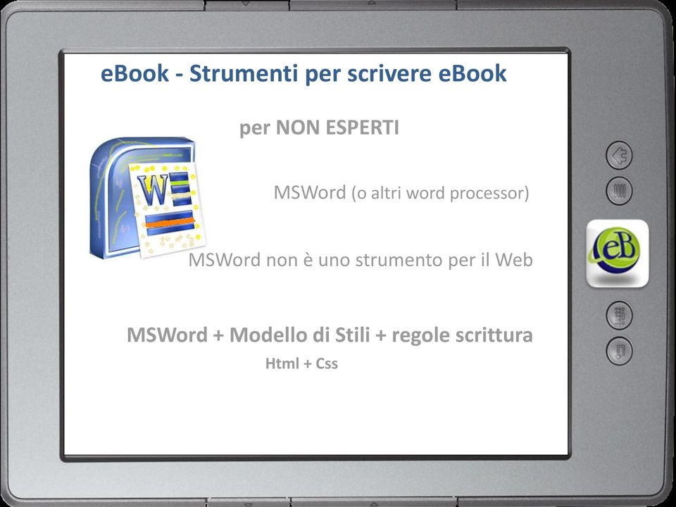 MSWord non è uno strumento per il Web MSWord