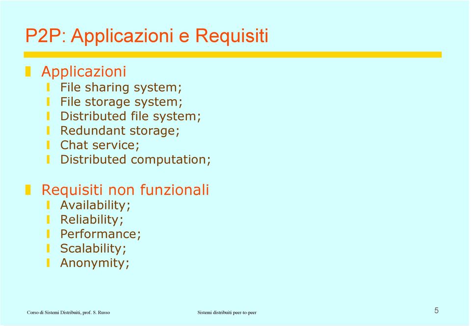 computation; Requisiti non funzionali Availability; Reliability; Performance;