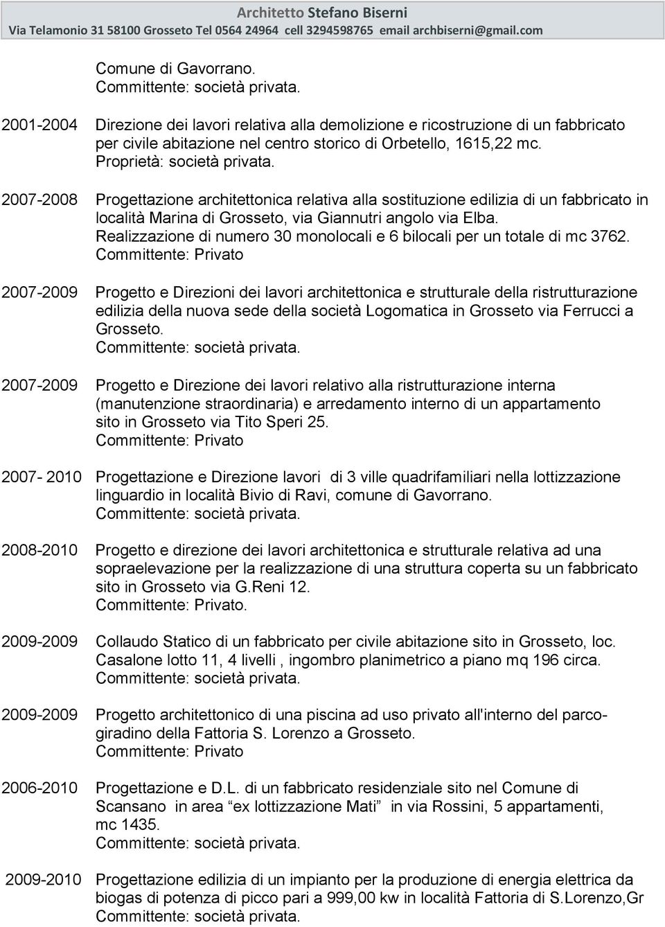 Realizzazione di numero 30 monolocali e 6 bilocali per un totale di mc 3762.