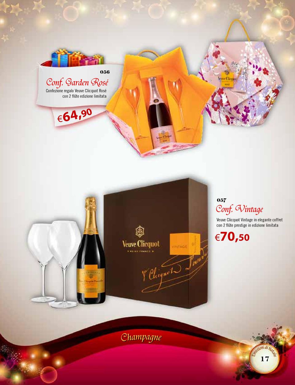 Veuve Clicquot Vintage in elegante coffret