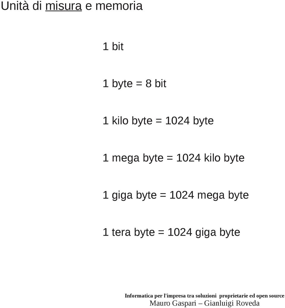 byte = 1024 kilo byte 1 giga byte =