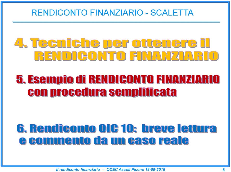 rendiconto finanziario