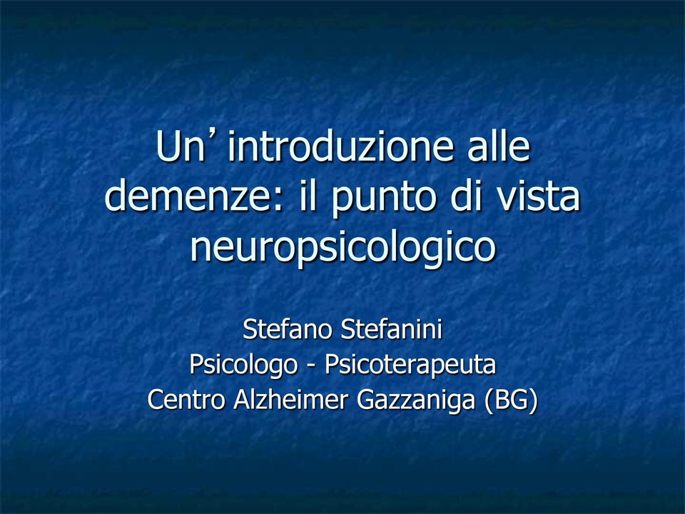 Stefano Stefanini Psicologo -