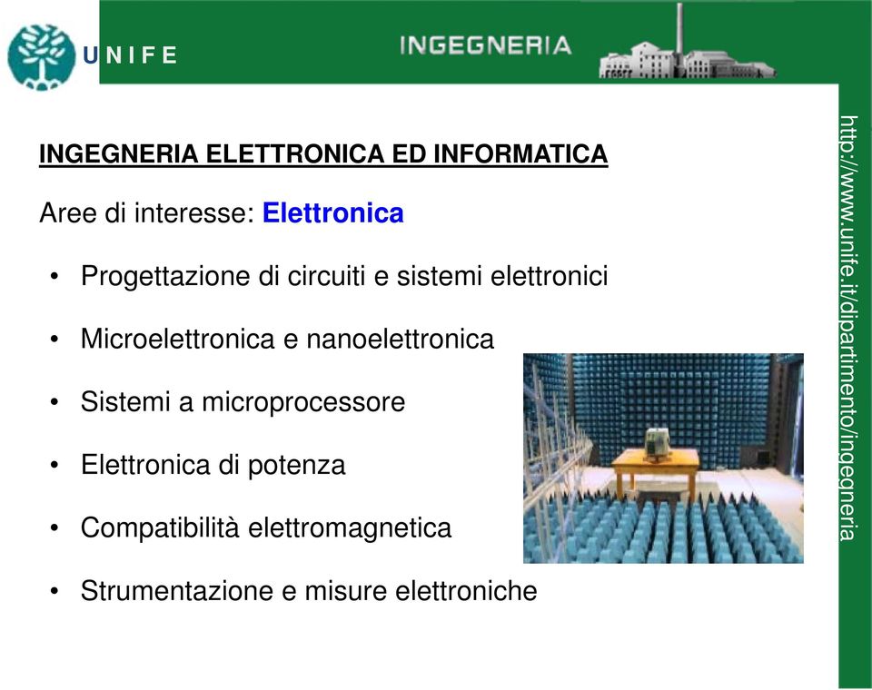 Microelettronica e nanoelettronica Sistemi a microprocessore