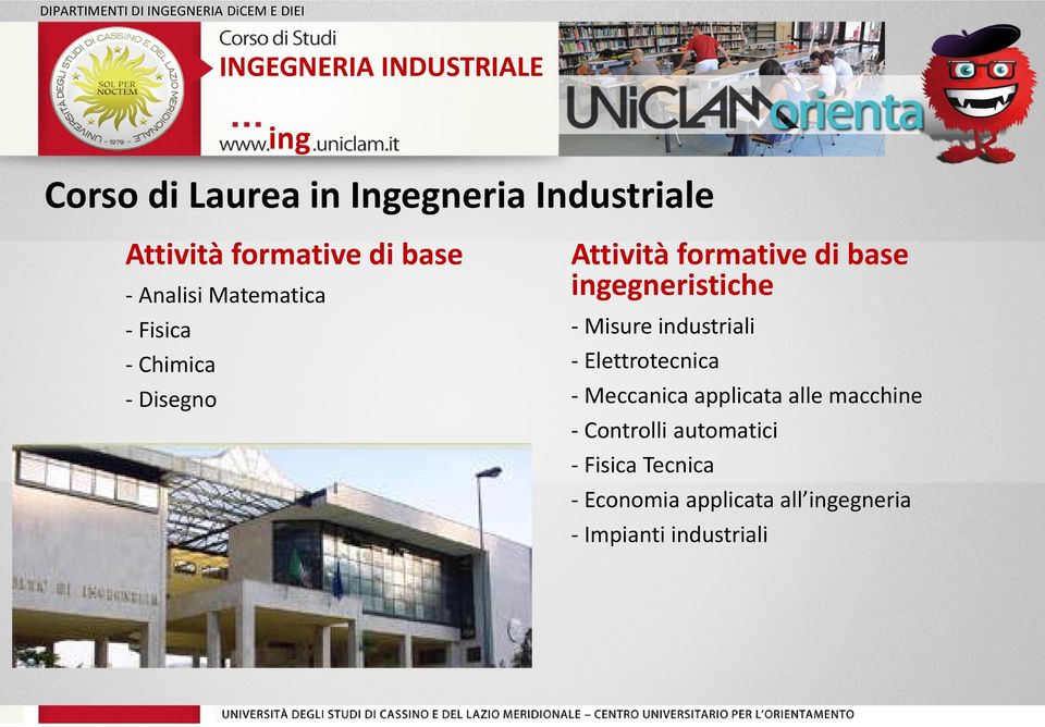 Misure industriali - Elettrotecnica - Meccanica applicata alle macchine -