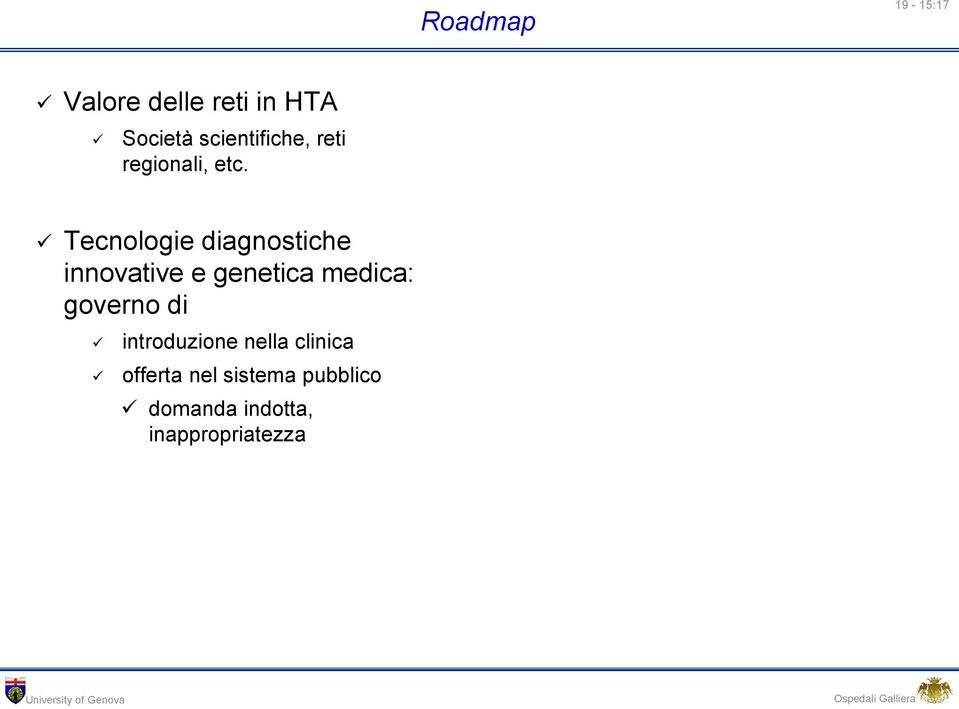 Tecnologie diagnostiche innovative e genetica medica: