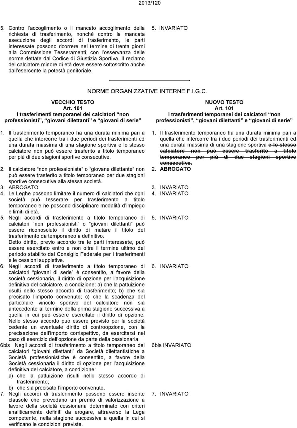 termine di trenta giorni alla Commissione Tesseramenti, con l osservanza delle norme dettate dal Codice di Giustizia Sportiva.