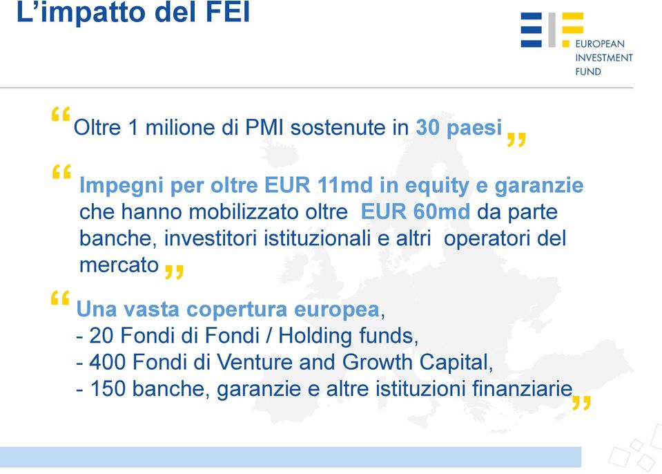 istituzionali e altri operatori del mercato Una vasta copertura europea, - 20 Fondi di Fondi /