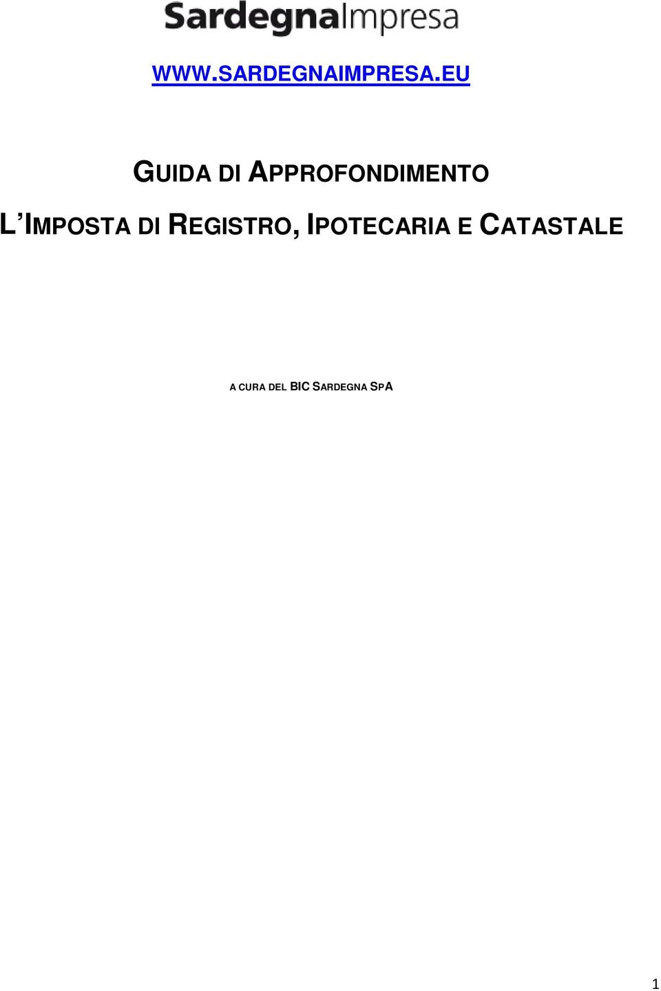 IMPOSTA DI REGISTRO,